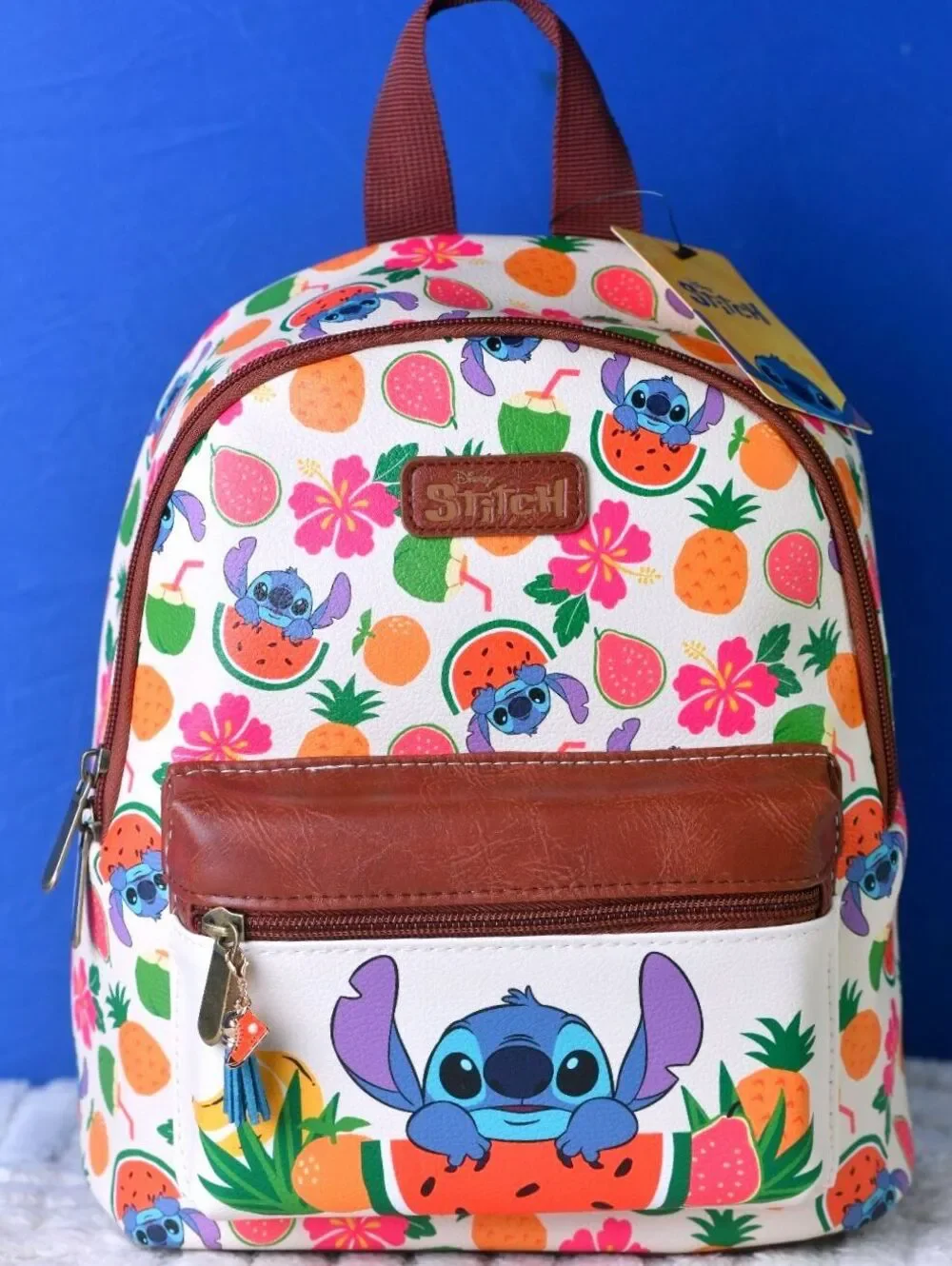 Bioworld Disney Stitch Fruity Fiesta Mini Backpack - NWT